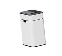 KAHDGSS 1200 MAh Ricaricabile Ricaricabile In Modo Intelligente Lattina 15 Litri In Acciaio Inossidabile Bidone Della Spazzatura Per Spazi Abitativi Contemporanei