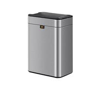 KAHDGSS 1200 MAh Ricaricabile Ricaricabile In Modo Intelligente Lattina 15 Litri In Acciaio Inossidabile Bidone Della Spazzatura Per Spazi Abitativi Contemporanei