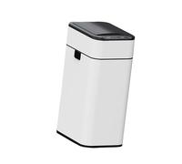 KAHDGSS 1200 MAh Ricaricabile Ricaricabile In Modo Intelligente Lattina 15 Litri In Acciaio Inossidabile Bidone Della Spazzatura Per Spazi Abitativi Contemporanei
