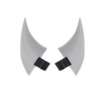 KAHDGSS 2 clip per orecchie in corno demoni per cuffie Decorazione per cuffie da gioco in stile gotico e per feste Halloween