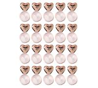 KAHDGSS 20pcs Comodo Erobo Supporta Un Supporto Stabile per I Nuovi Piercing Orecchini per La Prevenzione Inclinazione E Disagio