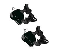 KAHDGSS 2Pcs Cintura di Pesca Rod Holder Regolabile Pesca Combattimento Cintura Cintura Barche Rod Holder Strumento Professionale Vita di combattimento Regolabile