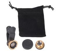 KAHDGSS 3 in 1 Mobile Phone Camera Lens Portable Clip on Smartphone Fisheye Wide Angles Macro Fish Eye Travel Photography Lens