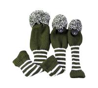 KAHDGSS 3lots Resistente all'usura Golf Driver Covers Sport Maglia Lunga Golf Head Covers Ingranaggi Professionali Durevole Headcover