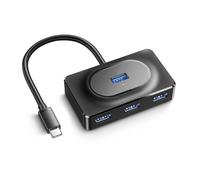 KAHDGSS 4 Porta USB3.0 Hubs con Connettori Tipo C USB per Stampante Tastiere E Dispositivi più Compatibili Splitter Tipo C