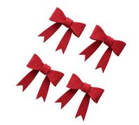 KAHDGSS 4PCS Artigianale Curve Di Natale E Foliation Ornamento Albero Deck Set Guardando Gusto Natale