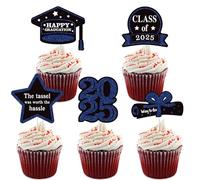 KAHDGSS 5 Pack Graduation Cake Toppers Set Holiday Decors Party Supplies Graduation Cakes Decorations for Festival Party Decoration Supplies