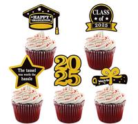 KAHDGSS 5 Pack Graduation Cake Toppers Set Holiday Decors Party Supplies Graduation Cakes Decorations for Festival Party Decoration Supplies