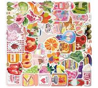 KAHDGSS 50Pcs Removable Street Art Decals Artistic Waterproof Stickers for Craft Projects School Supplies Decorative Removable Adhesive Stickers