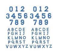 KAHDGSS 72 toppe robuste ricamate a forma di lettera per riparazione di abbigliamento, progetti artigianali e decorazioni, toppe ricamate per indumenti