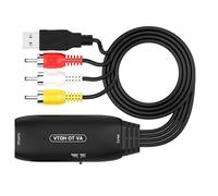 KAHDGSS Adattatore HDTV HDTV convertitore adattatore RCATO 720p/1080p compatibile