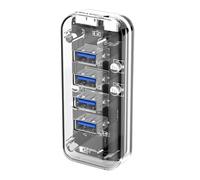 KAHDGSS Adattatore USB3.0 Porta Adattatore Ricarica Splitter USB USB per Laptop E PC Extender con Hub Trasferimento Dati A velocità Rapida per PC