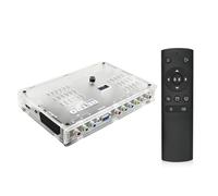 KAHDGSS Adattatore video preciso FM83 108 con convertitore di elaborazione in tempo reale a bassa latenza migliora l'adattatore VGA dei segnali