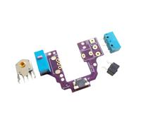 KAHDGSS Bordo del bottone di Microswitch del circuito di gioco antipolvere per il circuito personalizzabile superlight di personalizzazione dei microinterruttori