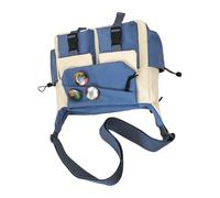 KAHDGSS Borsa a tracolla casual a tracolla con tracolla regolabile multi tasca borsa a tracolla alla moda Hoboes per donna uomo a tracolla, Blu e bianco., One Size
