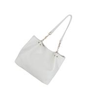 KAHDGSS Borsa a tracolla casual alla moda interni spaziosi pratici borse ascellari per ufficio scuola viaggio essenziale spaziosa borsa a tracolla professionale organizzatore pendolari, bianco, One