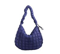 KAHDGSS Borsa a tracolla elegante da donna con nuvole Borsa a tracolla di grande capacità per lo shopping a tracolla tinta unita per tutti i giorni Ascella tinta unita per le donne Grande capacità a