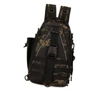 KAHDGSS Borsa a tracolla multifunzione per attrezzatura da pesca borsa a tracolla singola borsa a tracolla borsa da pesca a tenuta stagna di grande capacità, A
