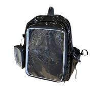 KAHDGSS Borsa da libro unisex moderna con spazio per riporre oggetti, design con cartoni animati giapponesi, tracolla traspirante per pendolari zaino alla moda per pendolari, Nero