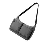 KAHDGSS Borse a tracolla per le donne multi tasca borsa a tracolla impermeabile nylon messaggeri borse e borse alla moda Pocketbook multi tasca borsa a tracolla, grigio, One Size