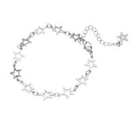 KAHDGSS Bracciali A Stella Cava Bracciali Gotici A Cinque Punte Gioielli Braccialetti A Catena A Maglie Hip Hop Ornamento per Le Vacanze Festa Regalo Braccialetto A Cinque Punte