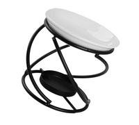 KAHDGSS Bruciatore Olio Essenziale In Ceramica Con Base Metallica Aromaterapia Diffusore Tealight Portacandele Per Un Uso Sicuro E Confortevole Scaldacera