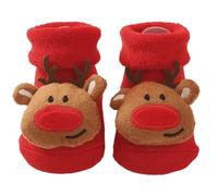 KAHDGSS Calzini con motivi natalizi delicati sui neonati con tessuto di cotone comodi calzini elasticizzati per neonati, E, Taglia unica