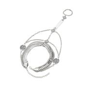 KAHDGSS Catena a mano multistrato da donna, minimalista, elegante, impilabile, adatta per l'uso quotidiano, feste, uso quotidiano, Misura unica, come descritto