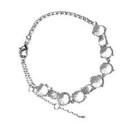 KAHDGSS Catena scintillante multifunzione con perline trasparenti e perline di cristallo, adatta per ogni occasione, regolabile