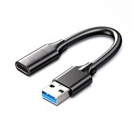 KAHDGSS Cavo adattatore da USB 3.2 maschio a tipo C femmina, velocità 10 Gbps, sincronizzazione dati e ricarica per dispositivi con porta USB A tipo C convertitore
