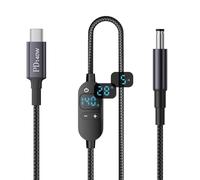 KAHDGSS Cavo Alimentazione Universale da 5 5 X 2 1 Mm a USB C con Schermo Monitoraggio delle Tensioni in Reale E Protezioni Sicurezza Caratteristiche del Cavo Convertitore USB C