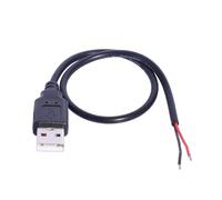 KAHDGSS Cavo Alimentazione USB 2PIN FEMPLE/FILLO Maschio CONNETTORE ESTENZIONE del Cavo da Sostituzione dei per CONNETTORE A Filo Nuovo USB Elettronico