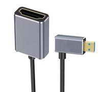 KAHDGSS Cavo microed della macchina fotografica digitale di versione 2.1 alla trasmissione standard 8K60Hz 48Gbps Supporta la struttura coassiale dinamica Cavo flessibile della macchina fotografica
