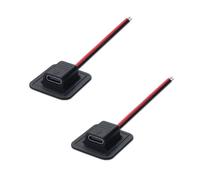 KAHDGSS Cavo Prolunga Alimentazione del Dispositivo Compatto da 10 Cm Supporta Ricarica Rapida Connessione più Periferiche Alloggiamento in Plastica Dati Saldabile Multiinterfaccia