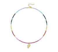 KAHDGSS Collana A Ciondolo A Gorgogliamento Gorgogliamento Oro 14k Con Perle Pietre Arcobaleno Per Perle Per Le Donne Vocazione In Spiaggia Gioielli Alla