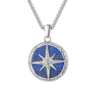 KAHDGSS Collana Rotonda Simbolica Da Uomo Accessori Per La Catena Gioielli Spirituali Accessori Per Maglione Collana Ciondolo Della Stella Amante Della