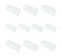 KAHDGSS Compactly Clear Battery Box for 18650 Cells Featuring Lock Mechanism for Preventing Short Circuits Storage Transparent