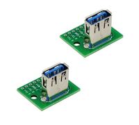 KAHDGSS Connettori femminili ad alta velocità USB3.0 DIP Adapter 2.54mm Pitch per lo sviluppo del circuito Modulo di trasferimento dati di integrazione facile di velocità 5Gbps