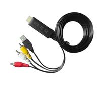 KAHDGSS Convertitori da HDTV a 3RCA Cavo Video commutatore a Composito 3RCA per Collegamento per Evitare frequenti convertitori Plug And Play