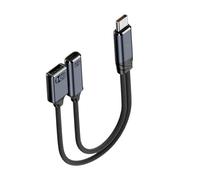 KAHDGSS Convertitori da tipo C a USB con uscita musicale Supporta il trasferimento dati veloce per vari dispositivi elettronici PD100W Power Type C all'adattatore USB