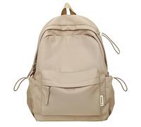 KAHDGSS Coreano Giapponese Scuola Bag Laptop Zaino Grande Capacità Viaggio Daypack Book Borse Per Studenti Adolescenti Pratica Borsa College, cachi