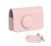 KAHDGSS Custodia in pelle PU Protector Camera Bag con tracolla per H35 501F tinta unita custodia portatile elegante borsa per fotocamera, B
