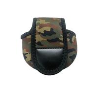 KAHDGSS Custodia protettiva portatile per mulinello da pesca, in neoprene, custodia protettiva per baitcasting, Verde militare, Taglia unica