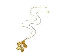 KAHDGSS Delicata collana regolabile impilabile floreale farfalla elegante in acciaio inox gioielli occasioni quotidiane elegante catena gioielli farfalla, Misura unica, come descritto, come descritto