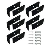 KAHDGSS Durevolezza Reti in Acciaio Staffe per Pannelli Hardware Fissaggio Griglie A Strutture in Muratura in Legno Metallico Hardware Recinzione A Griglia A Doppio Strato