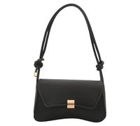 KAHDGSS Elegante borsa a tracolla con tracolla regolabile color caramella borse a tracolla in pelle PU borsa ascellare per uso quotidiano piccola borsa, Nero , One Size
