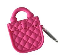 KAHDGSS Elegante Custodia Morbida in Silicone per Custodia per Auricolari con Custodia con Design a Borsa Femminile E Superfici Lisce