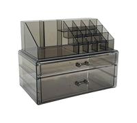 KAHDGSS Elegante soluzione per riporre trucchi e gioielli, porta accessori da donna con ampio spazio per cassettiere e organizer per trucchi