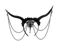 KAHDGSS Eye Catching Headbands Halloween Costume Headwear Headpiece With Flower Chain Headpiece Suitable For Various Occasion Halloween Headwear