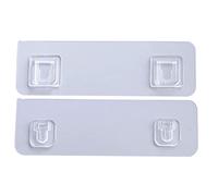 KAHDGSS Forte adesivo fibbia adesivi forti ganci appiccicosi set di 2 ganci per casa cucina dormitorio router titolare presa rack di stoccaggio adesivo fibbia